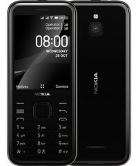 Nokia 8000 4G, Dual SIM, Black (LT, LV, EE) цена и информация | Мобильные телефоны | 220.lv