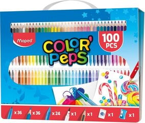 Набор для рисования MAPED Color'Peps 100 шт. цена и информация | Принадлежности для рисования, лепки | 220.lv