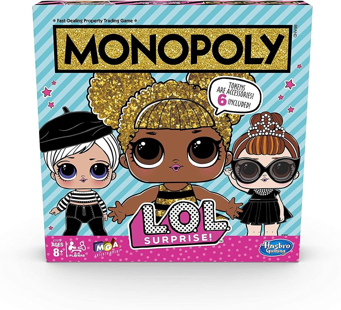 Spēle Monopoly L.O.L cena un informācija | Galda spēles | 220.lv