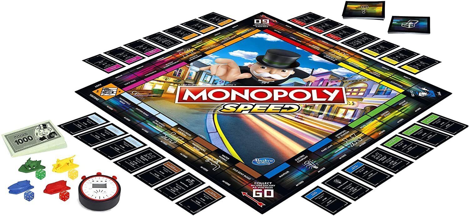 Spēle Monopoly Speed cena un informācija | Galda spēles | 220.lv