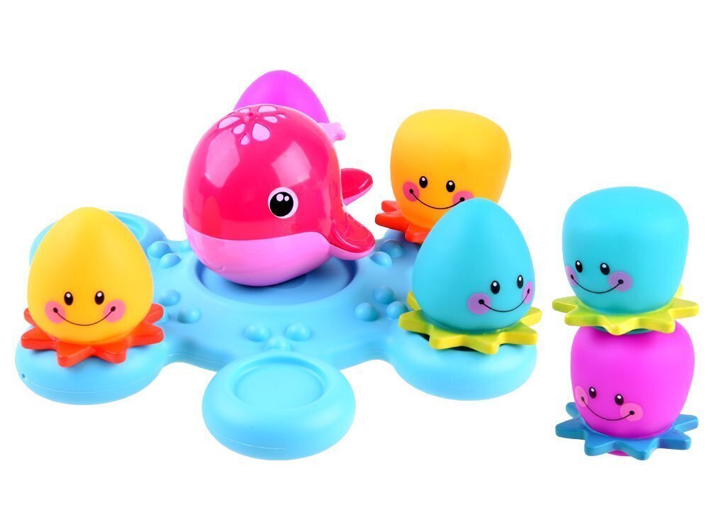 Vannas rotaļlieta "Valis ar astoņkājiem" cena un informācija | Rotaļlietas zīdaiņiem | 220.lv