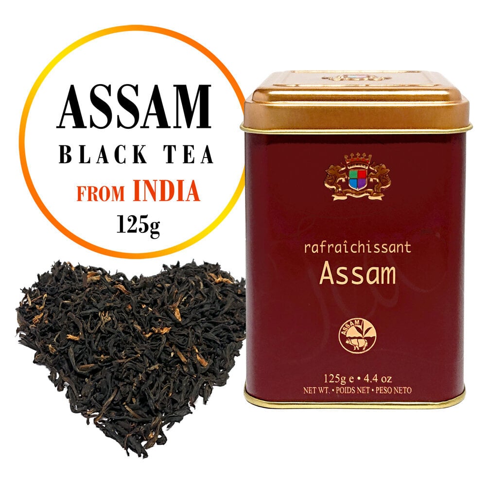 ASSAM Black tea - Indijas stipra melnā beramā lapu tēja, 125 g cena un informācija | Tēja | 220.lv
