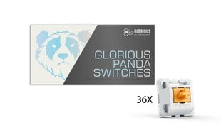 Glorious PC Gaming Race Panda slēdži | taustāmi & klikšķinoši (36 gab) cena un informācija | Spēļu kontrolieri | 220.lv