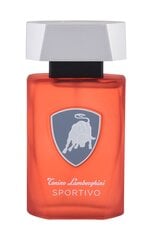 Туалетная вода Lamborghini Sportivo от Tonino Lamborghini Eau De Toilette Spray EDT, 75 мл цена и информация | Мужские духи | 220.lv