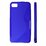 KLT Back Case S-Line HTC 8X C620e gumijas/plastikāta telefona apvalks Zils