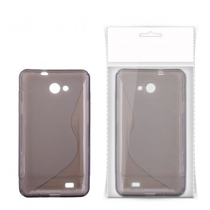 KLT Back Case S-Line Nokia 800 Lumia gumijas/plastikāta telefona apvalks Melns/Caurspīdīgs