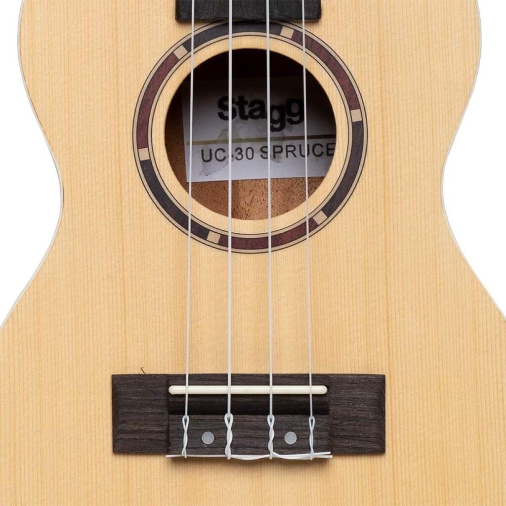 Koncerta ukulele Stagg UC-30 Spruce cena un informācija | Ģitāras | 220.lv