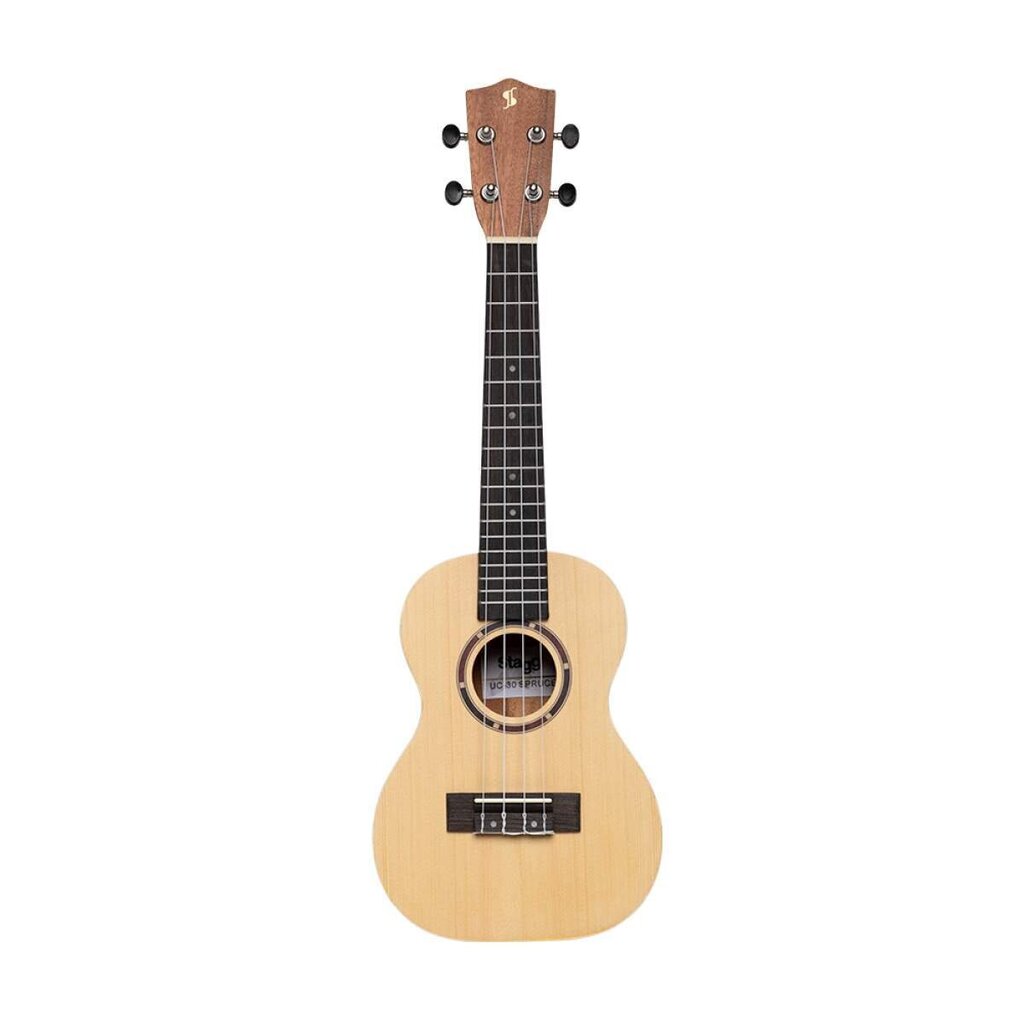 Koncerta ukulele Stagg UC-30 Spruce цена и информация | Ģitāras | 220.lv