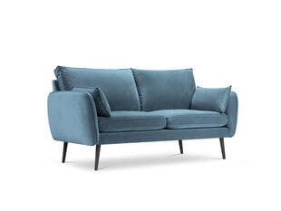 Двухместный диван Kooko Home Lento, светло-синий цена и информация | Диваны | 220.lv