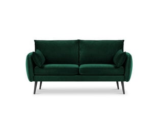 Divvietīgs dīvāns Kooko Home Lento, tumši zaļš cena un informācija | Dīvāni | 220.lv
