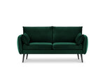 Divvietīgs dīvāns Kooko Home Lento, tumši zaļš