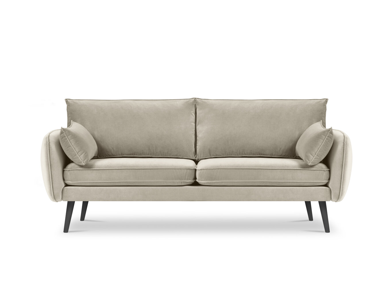 Trīsvietīgs dīvāns Kooko Home Lento, smilškrāsas цена и информация | Dīvāni | 220.lv