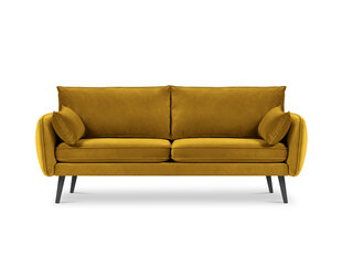Trīsvietīgs dīvāns Kooko Home Lento, dzeltens cena un informācija | Dīvāni | 220.lv