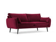 Trīsvietīgs dīvāns Kooko Home Lento, sarkans cena un informācija | Dīvāni | 220.lv