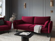 Trīsvietīgs dīvāns Kooko Home Lento, sarkans цена и информация | Dīvāni | 220.lv