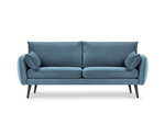 Trīsvietīgs dīvāns Kooko Home Lento, gaiši zils
