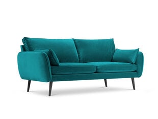 Трехместный диван Kooko Home Lento, синий/черный цена и информация | Диваны | 220.lv