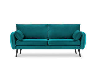 Трехместный диван Kooko Home Lento, синий/черный цена и информация | Диваны | 220.lv