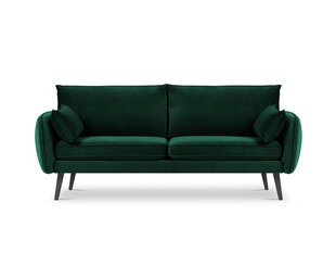 Trīsvietīgs dīvāns Kooko Home Lento, tumši zaļš cena un informācija | Dīvāni | 220.lv