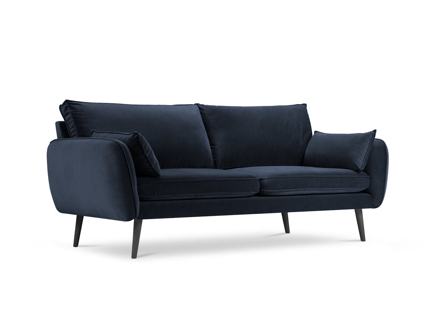 Trīsvietīgs dīvāns Kooko Home Lento, tumši zils cena un informācija | Dīvāni | 220.lv
