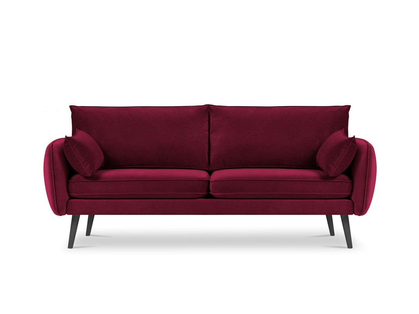 Četrvietīgs dīvāns Kooko Home Lento, sarkans cena un informācija | Dīvāni | 220.lv