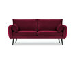 Četrvietīgs dīvāns Kooko Home Lento, sarkans cena un informācija | Dīvāni | 220.lv