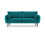 Četrvietīgs dīvāns Kooko Home Lento, zils/melns