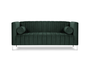 Divvietīgs dīvāns Kooko Home Tutti, tumši zaļš цена и информация | Диваны | 220.lv