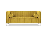 Divvietīgs dīvāns Kooko Home Tutti, dzeltens