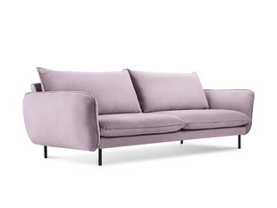 Trīsvietīgs dīvāns Cosmopolitan Design Vienna, rozā cena un informācija | Dīvāni | 220.lv