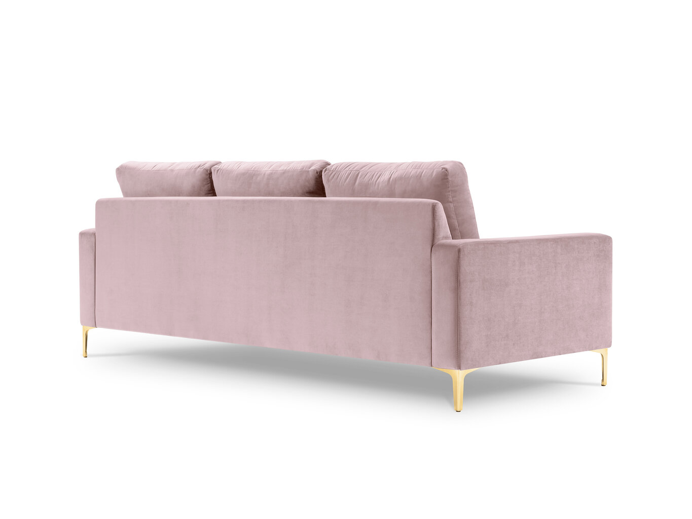 Divvietīgs dīvāns Kooko Home Poeme, rozā cena un informācija | Dīvāni | 220.lv