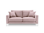 Divvietīgs dīvāns Kooko Home Lyrique, rozā