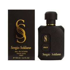 Tualetes ūdens Sergio Soldano Black EDT vīriešiem 100 ml cena un informācija | Vīriešu smaržas | 220.lv