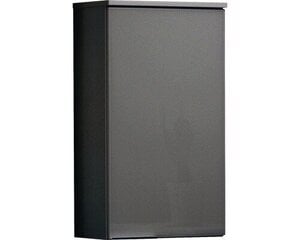 Верхний шкафчик для ванной Kara 1D, тёмно-серый цена и информация | Шкафчики для ванной | 220.lv