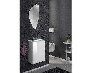 Нижний шкафчик для ванной комнаты Fackelmann Kara Mini, белый цена и информация | Шкафчики для ванной | 220.lv