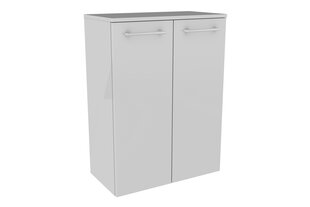 Нижний шкафчик для ванной комнаты Fackelmann Lino D-Midi, белый цена и информация | Шкафчики для ванной | 220.lv