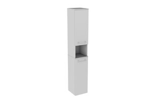 Шкаф-пенал для ванной комнаты Fackelmann Lino, белый цена и информация | Шкафчики для ванной | 220.lv