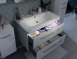 Apakšējais vannas istabas skapītis Fackelmann Milano 2S, balts cena un informācija | Vannas istabas skapīši | 220.lv