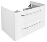 Apakšējais vannas istabas skapītis Fackelmann Milano 2S, balts cena un informācija | Vannas istabas skapīši | 220.lv