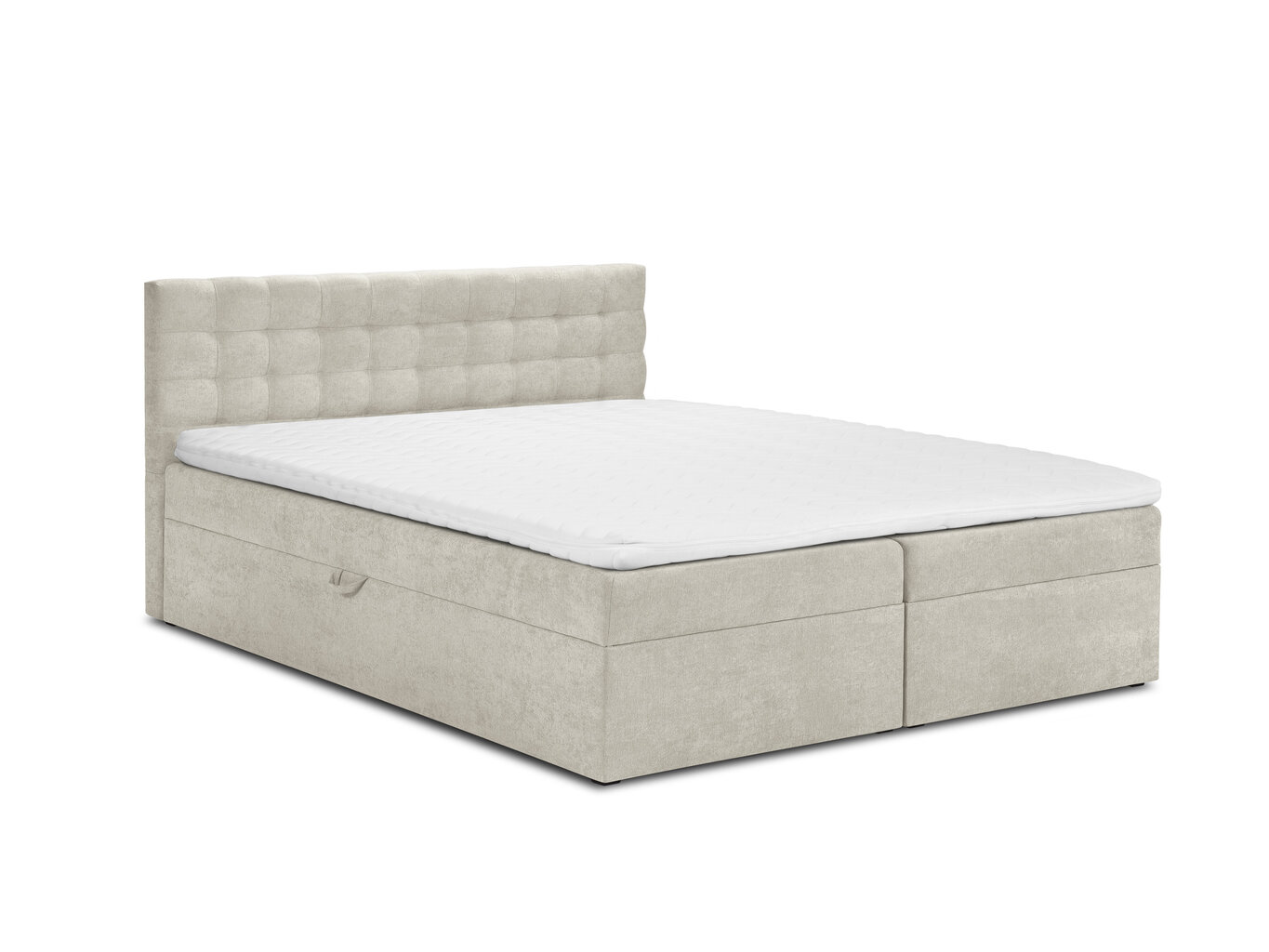 Gulta Mazzini Beds Jade 200x200 cm, smilškrāsas cena un informācija | Gultas | 220.lv