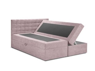 Кровать Mazzini Beds Jade 200x200 см, розовая цена и информация | Кровати | 220.lv