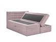 Gulta Mazzini Beds Jade 200x200 cm, rozā cena un informācija | Gultas | 220.lv