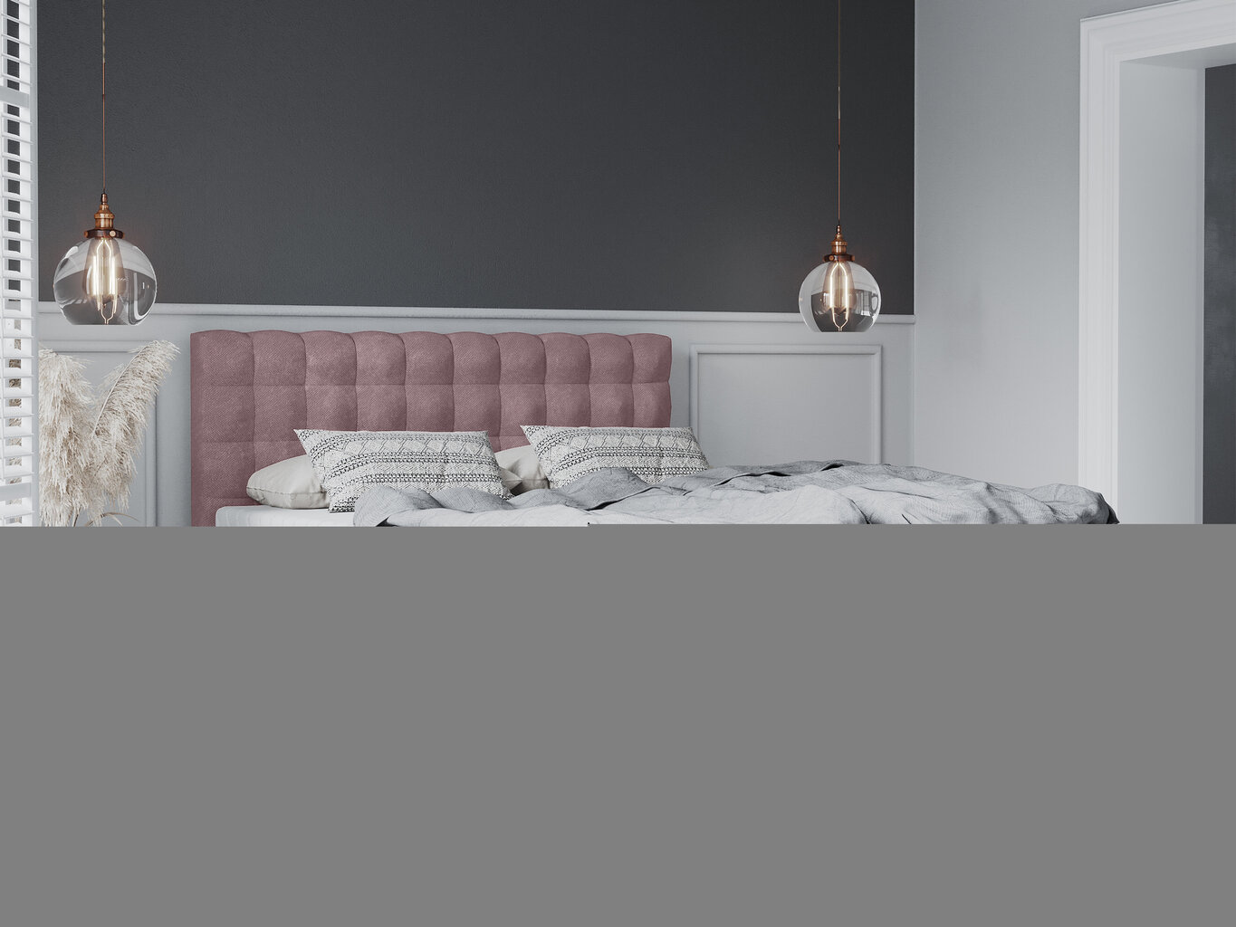 Gulta Mazzini Beds Jade 200x200 cm, rozā cena un informācija | Gultas | 220.lv