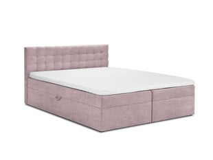 Кровать Mazzini Beds Jade 200x200 см, розовая цена и информация | Кровати | 220.lv