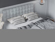 Gulta Mazzini Beds Jade 200x200 cm, gaiši pelēka cena un informācija | Gultas | 220.lv