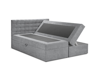 Кровать Mazzini Beds Jade 200x200 см, серая цена и информация | Кровати | 220.lv