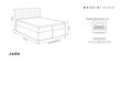 Gulta Mazzini Beds Jade 200x200 cm, tumši pelēka цена и информация | Gultas | 220.lv