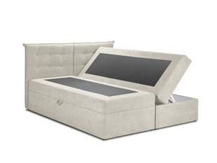 Кровать Mazzini Beds Echaveria 200x200 см, бежевая цена и информация | Кровати | 220.lv