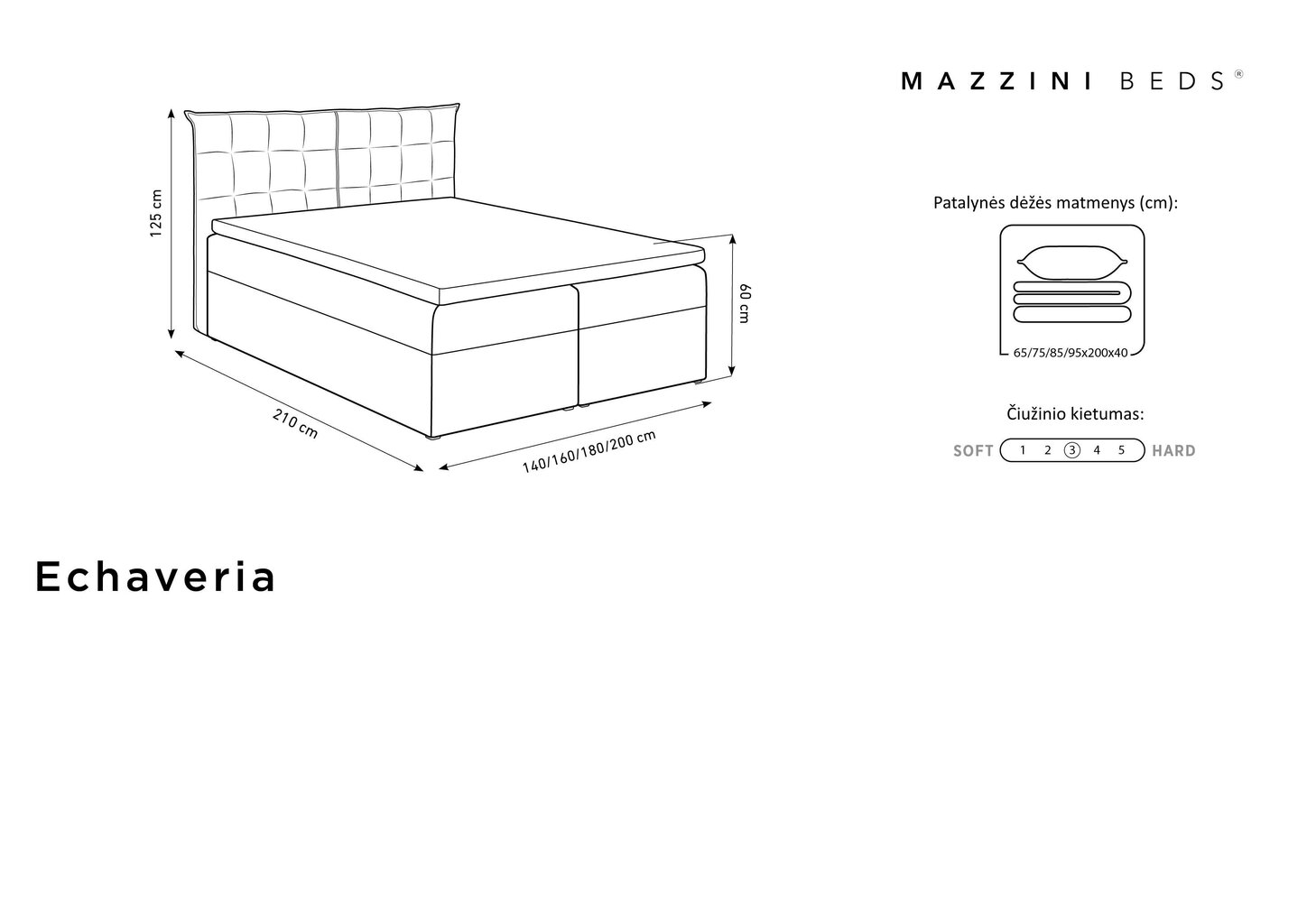 Gulta Mazzini Beds Echaveria 200x200 cm, rozā цена и информация | Gultas | 220.lv