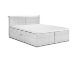 Gulta Mazzini Beds Echaveria 200x200 cm, gaiši pelēka